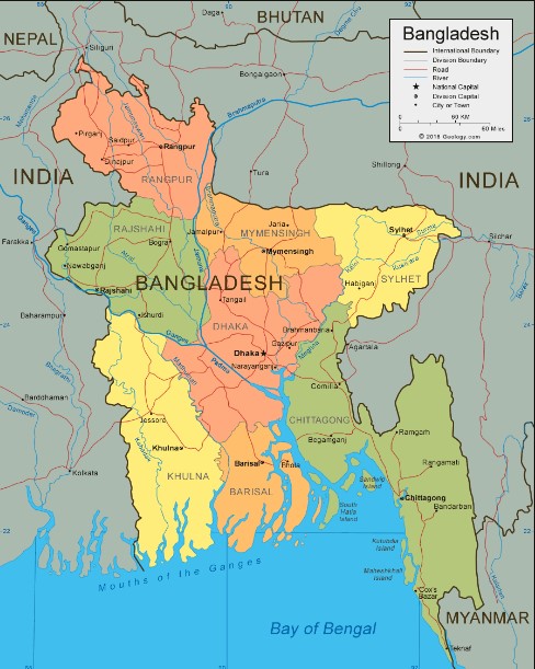 bangladesh thuộc nước nào, bangladesh ở đâu, du lịch bangladesh